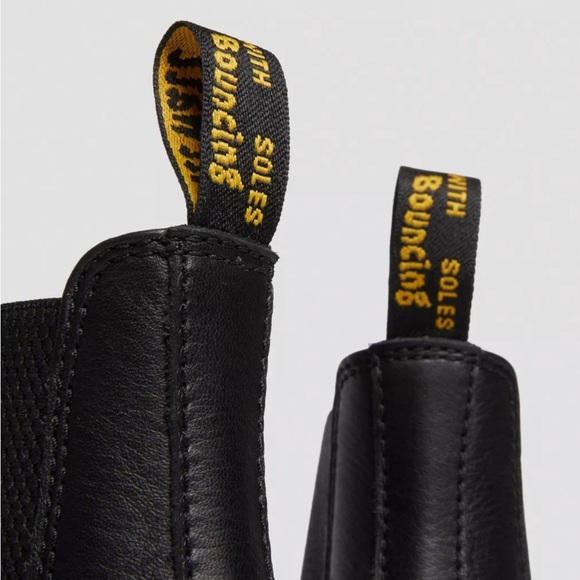 Dr.Martens 2976 WOMAN NAPPA LEATHER CHELSEA BOOTS  Black size 8 - Picture 4 of 12